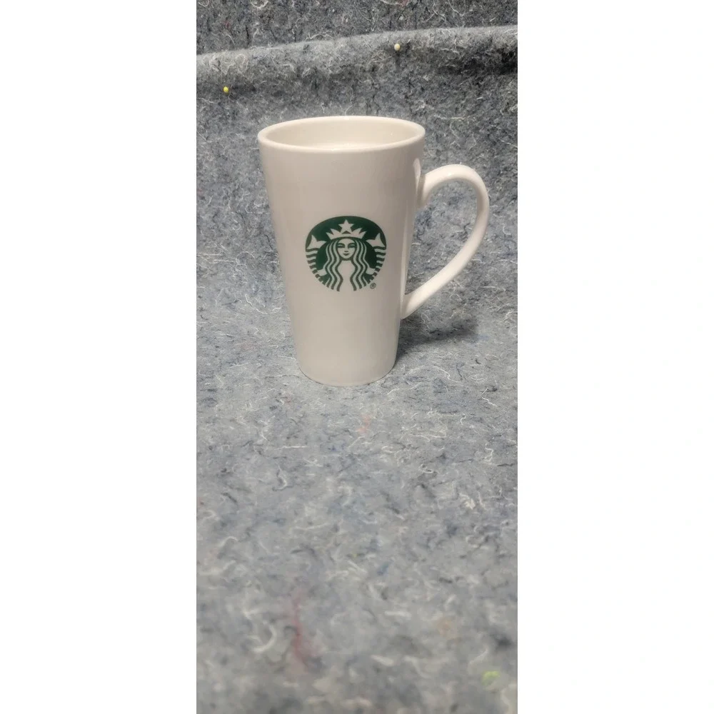 Starbucks‎ White Mermaid Logo Tall Coffee Tea Mug 14oz